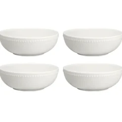 Dots aamiaiskulho 60 cl 4-pakkaus, Kermanvalkoinen