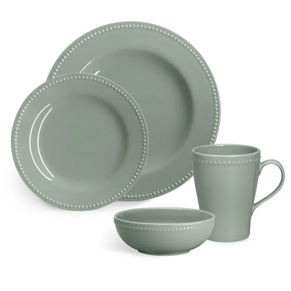 Dots asetti 22 cm 4-pakkaus, Vihreä