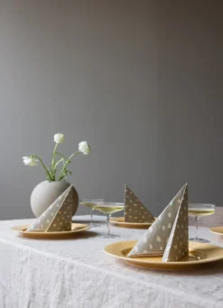 Dots servetti 33x33 cm 20-pack, Sand