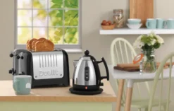 Dualit Lite vedenkeitin 1 L, Musta-ruostumaton