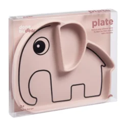 Elphee Stick&Stay lastenlautanen 17x20 cm, Puuteri