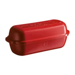 Emile Henry leipävuoka, Punainen, suorakulmainen 4,5 l