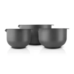Eva Trio sekoituskulho, Harmaa, 3 osaa