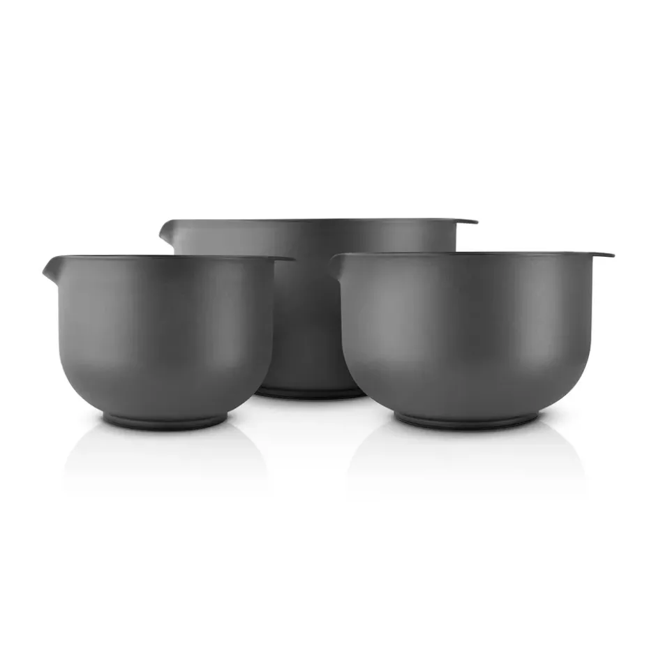 Eva Trio sekoituskulho, Harmaa, 3 osaa
