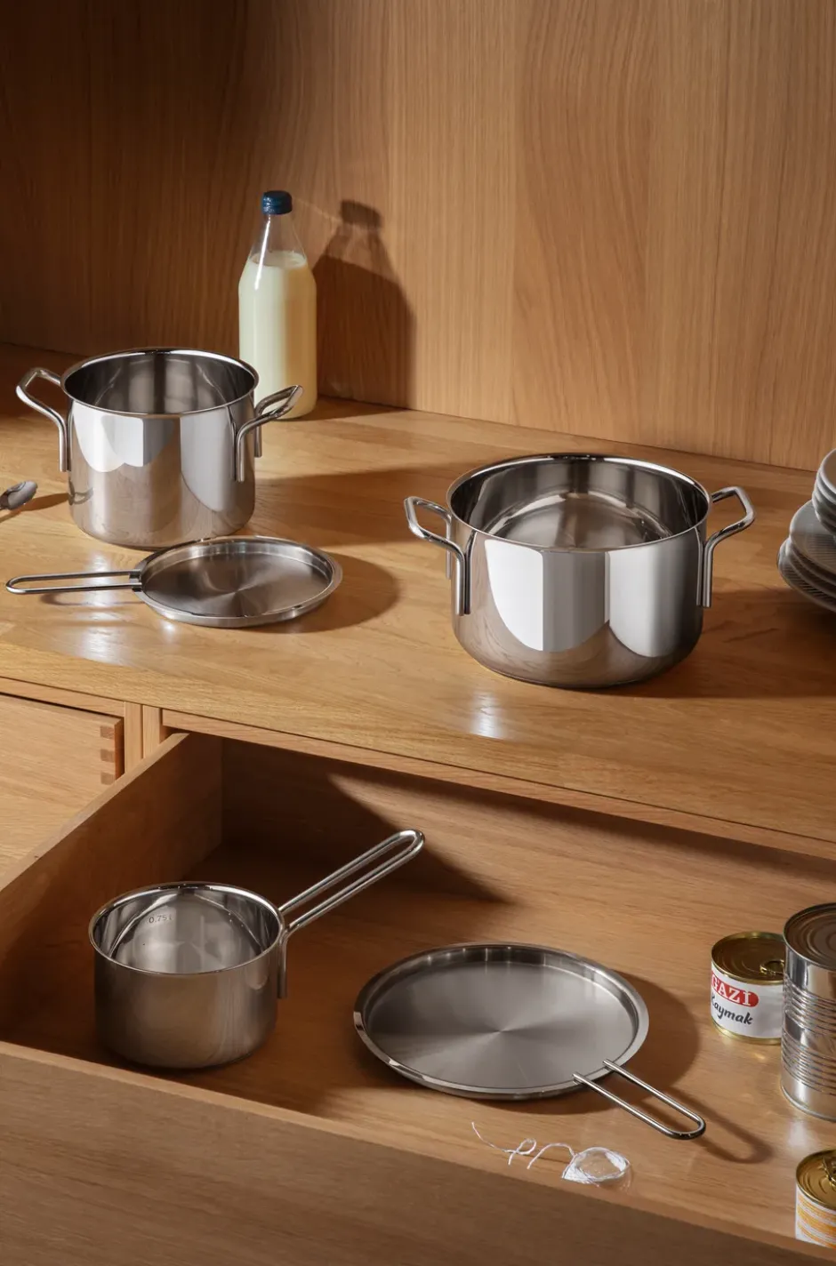 Eva Trio Stainless Steel kattila, 2,2 L