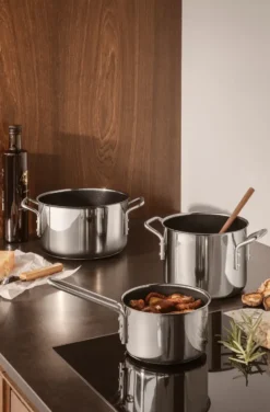 Eva Trio Stainless Steel Slip-Let keraaminen kattila, 3,6 l