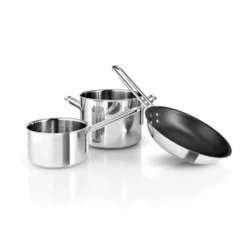 Eva Trio Stainless Steel starter se 3 osaa, Ruostumaton teräs