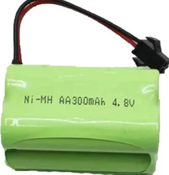 Extra batteri 4,8 volt till Radiostyrd Buss Blå och Röd Turistbuss Radiostyrda leksaker