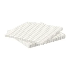 Fine grid paperiservetti, Valkobeige, 20-pack, 33x33 cm
