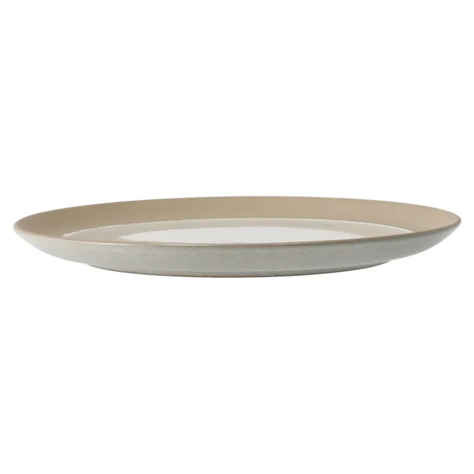 Fossil lautanen Ø 26 cm, Beige