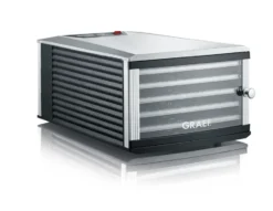 Graef DA506 Dehydrator sienikuivain 6 tarjotinta, Musta-harmaa