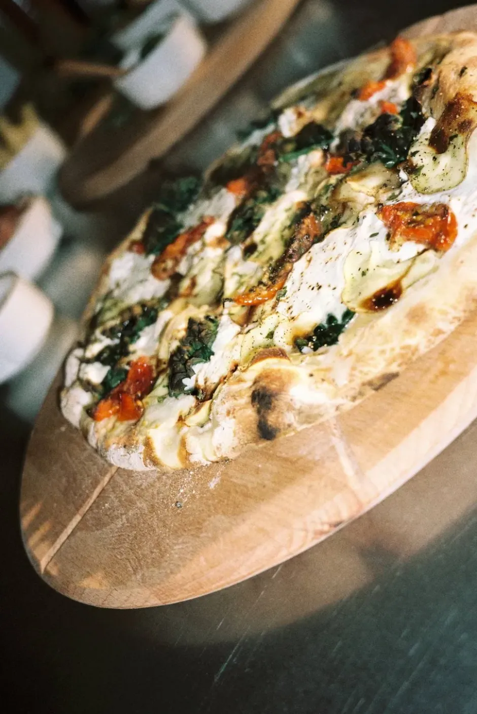 Grand Cru pizzalauta ja -leikkuri, Pyökki, Ø35 cm