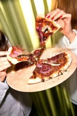 Grand Cru pizzalauta ja -leikkuri, Pyökki, Ø35 cm
