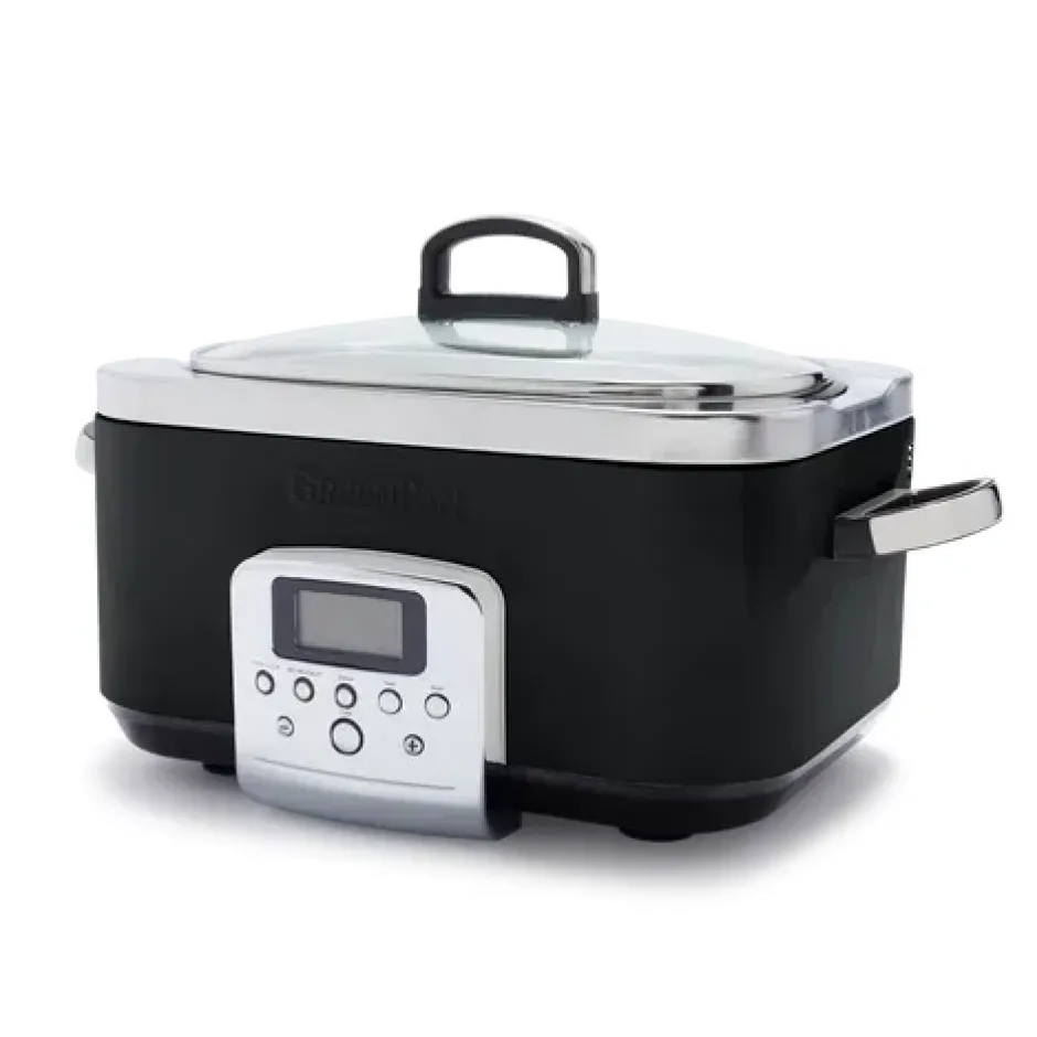 GreenPan Slowcooker 6 l 48x34 cm, Musta