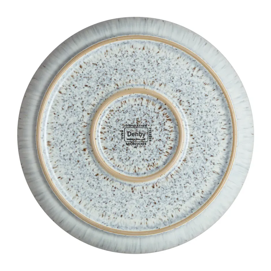 Halo Speckle coupe -lautanen, 21 cm, Harmaa-ruskea