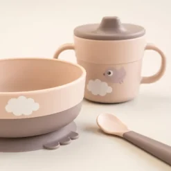 Happy Clouds foodie ensimmäinen ateriasetti 3 osaa, Puuteri