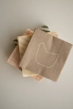 Happy hen paperiservetti 33x33 cm 20-pakkaus, Ruskea