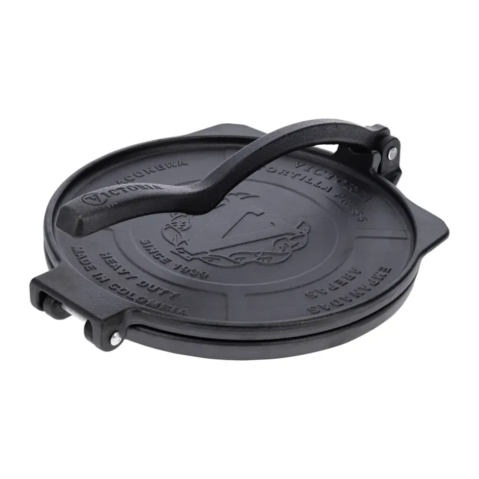 Heavy duty tortillapressi Ø25 cm, Musta