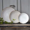 Heirol x Nosse Edge lautanen Ø23 cm, Valkoinen