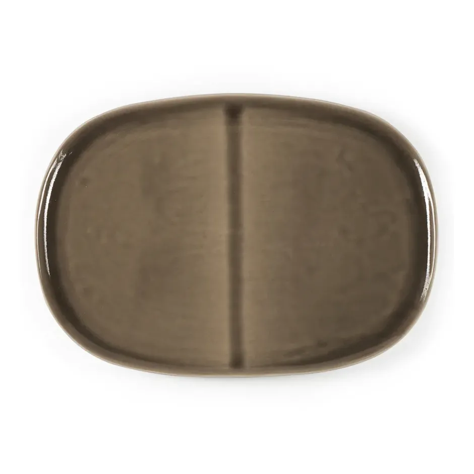 Heirol x Nosse Svelte -lautanen soikea 30 cm, Olive