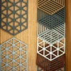 Hexagon pannunalunen, Olive Taupe