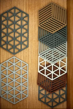 Hexagon pannunalunen, Olive Taupe