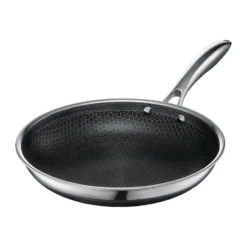 Hexclad Hybrid paistinpannu 26 cm, Ruostumaton teräs-musta