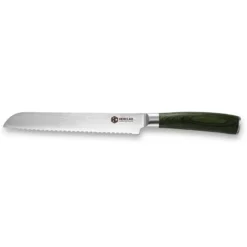 Hexclad leipäveitsi 67-kerros Damaskus 20 cm, Vihreä