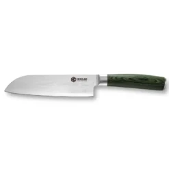 Hexclad Santoku 67-kerros Damaskus 18 cm, Vihreä