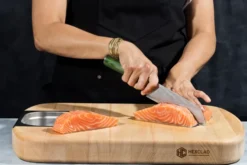 Hexclad Santoku 67-kerros Damaskus 18 cm, Vihreä