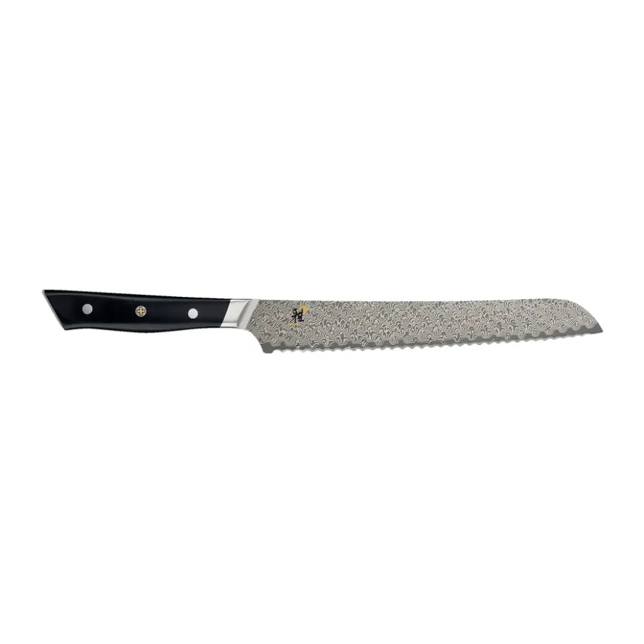 Hibana 800DP leipäveitsi 24 cm, Damaskus-musta