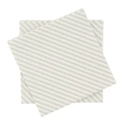 Hienoraitainen paperiservetti, Valkobeige, 20-pack, 33x33 cm