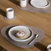 Hippo pöytätabletti curve M, Warm grey
