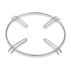 Hot Wok polttorengas litteä Silver Line 25 cm:lle, Ruostumaton teräs