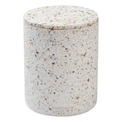 Humdakin Terrazzo kannellinen maljakko Ø 13 cm, Red/Beige
