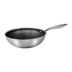 Hâws Santo hybrid pinnoitettu wok-pannu 28 cm, Ruostumaton teräs