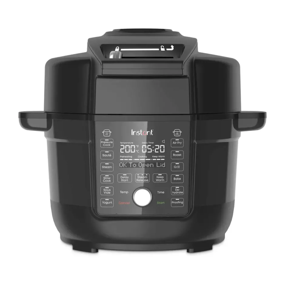 Instant Pot Duo Crisp Ultimate airfryer kansi 6,2 L, Musta