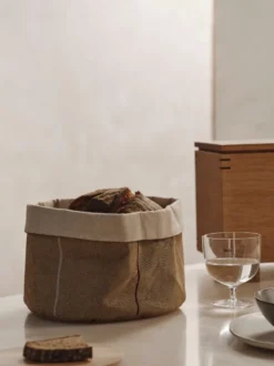Ito Kitchen Basket leipäkori Ø23 cm, Natural-straw