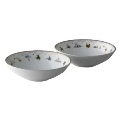 Julemorgen kulho pieni 2-pakkaus Ø 16 cm, Valkoinen
