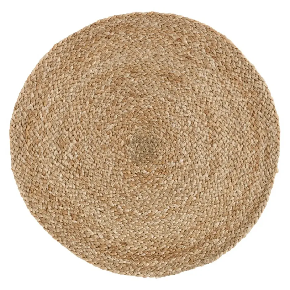 Jute Braided pöytätabletti Ø 38 cm, Luonnonvärinen