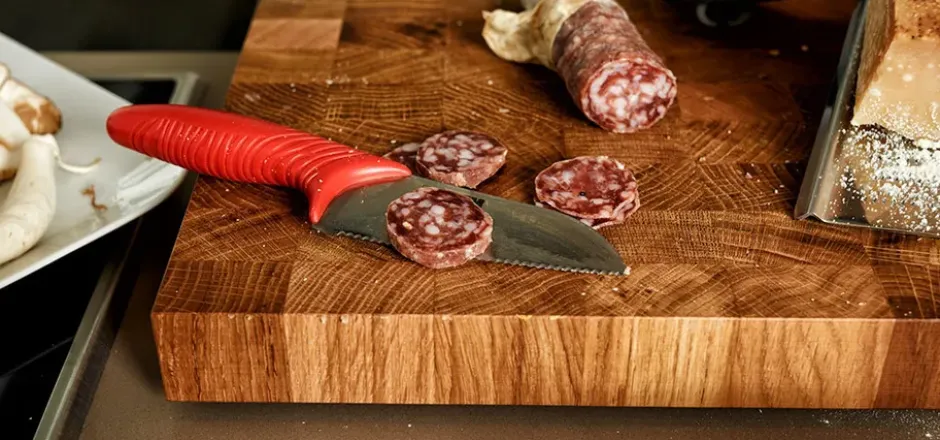 Kai lasten keittiöveitsi, Punainen-Kromi