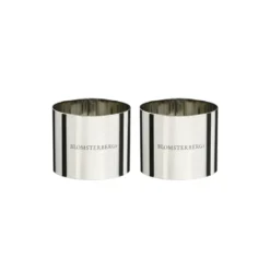 Kakkurengas 2 kpl Ø6 cm, Ruostumaton teräs