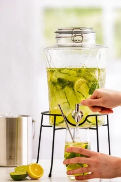 Kilner DIAMANT juoma-annostelija hanalla, Kirkas, 5 l