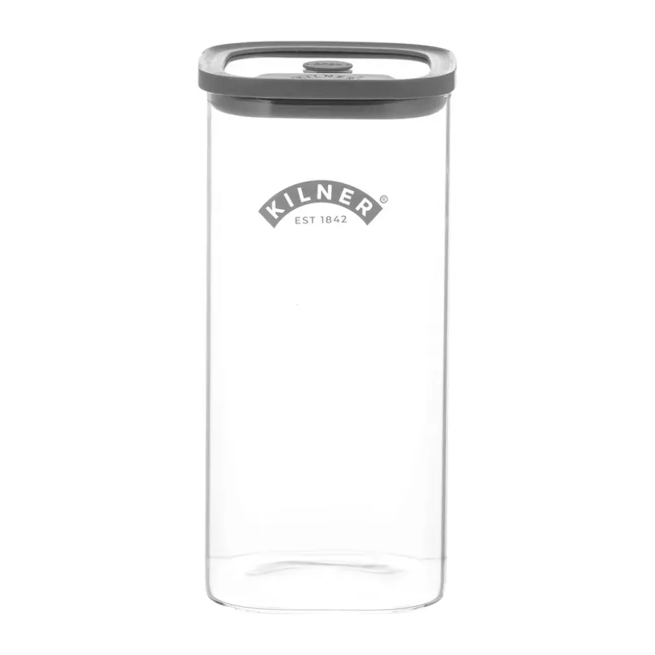 Kilner FRESH säilytyspurkki, Kirkas harmaa, 1,5 l