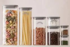 Kilner FRESH säilytyspurkki, Kirkas harmaa, 0,5 l