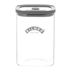 Kilner FRESH säilytyspurkki, Kirkas harmaa, 1 l