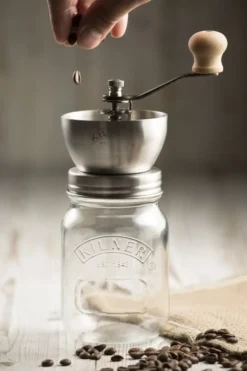 Kilner kahvimylly, Kirkas ruostumaton teräs, 0,5 l