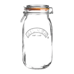 Kilner pyöreä purkki salpalla, Kirkas, 1,5 l