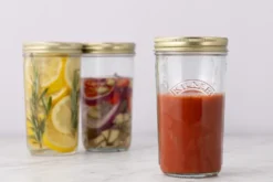 Kilner WIDE säilöntäpurkki, Kirkas kulta, 0,5 l