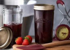 Kilner WIDE säilöntäpurkki, Kirkas kulta, 0,5 l